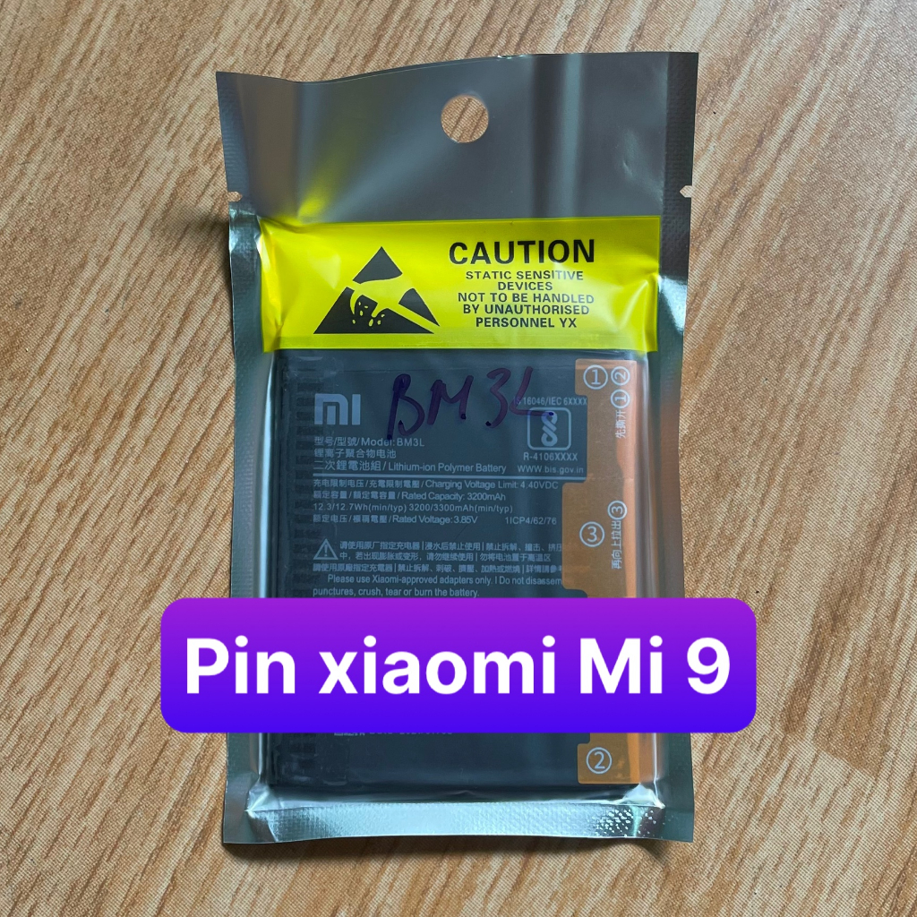 pin xiaomi Mi 9 model BM3L (zin)