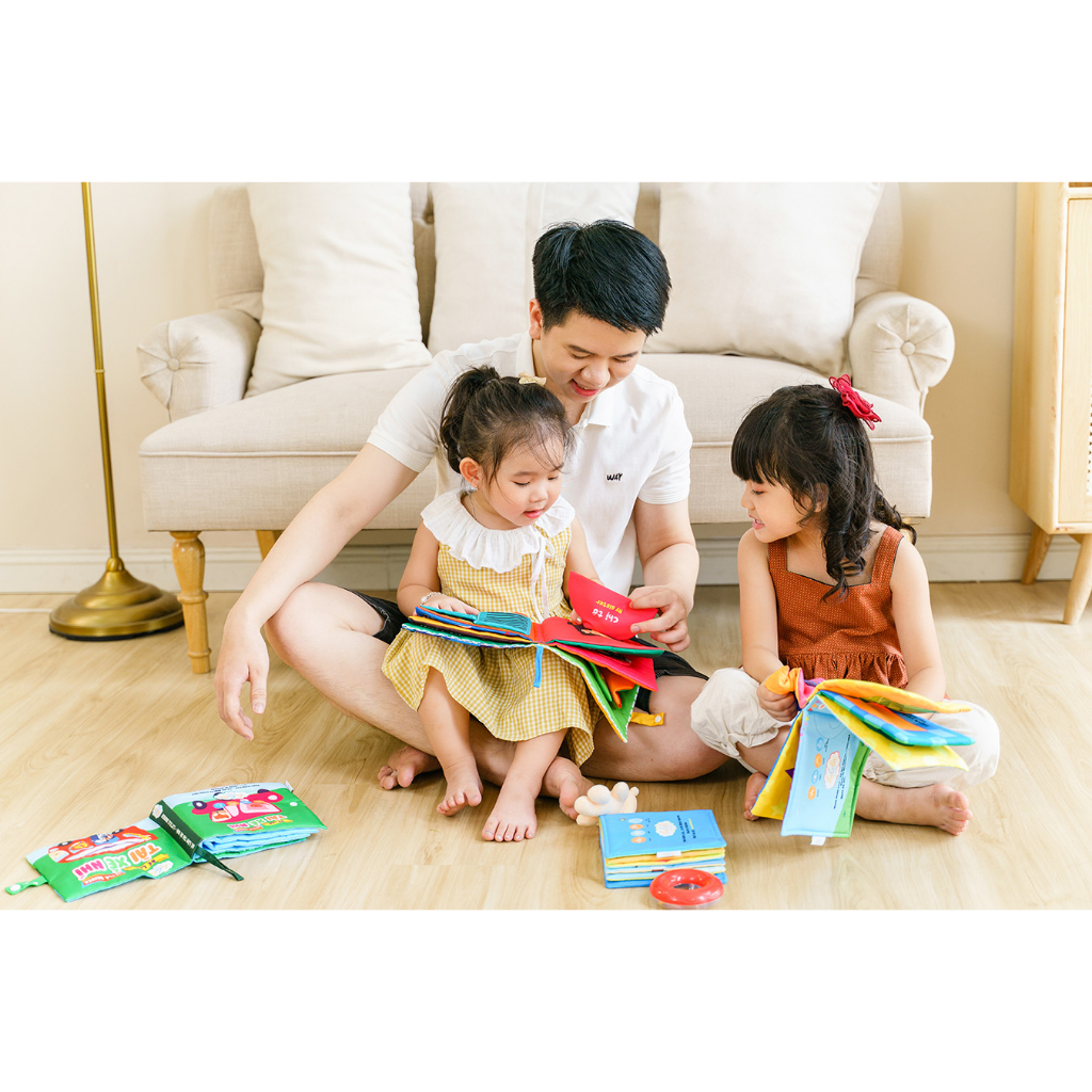 Bộ Thẻ Kích Thích Thị Giác Cho Bé Bao Gồm Thẻ Gấp Và Thẻ Decal Dán Tường Thương Hiệu Lalala Baby