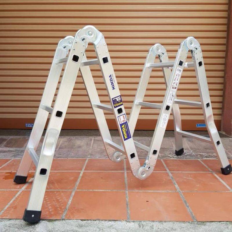 Chân Caosu Thang nhôm Gấp Khúc