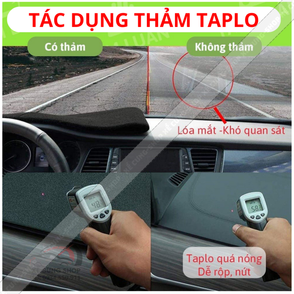 Thảm phủ taplo xe Toyota ALtis 1997-2023 cao cấp chống nắng