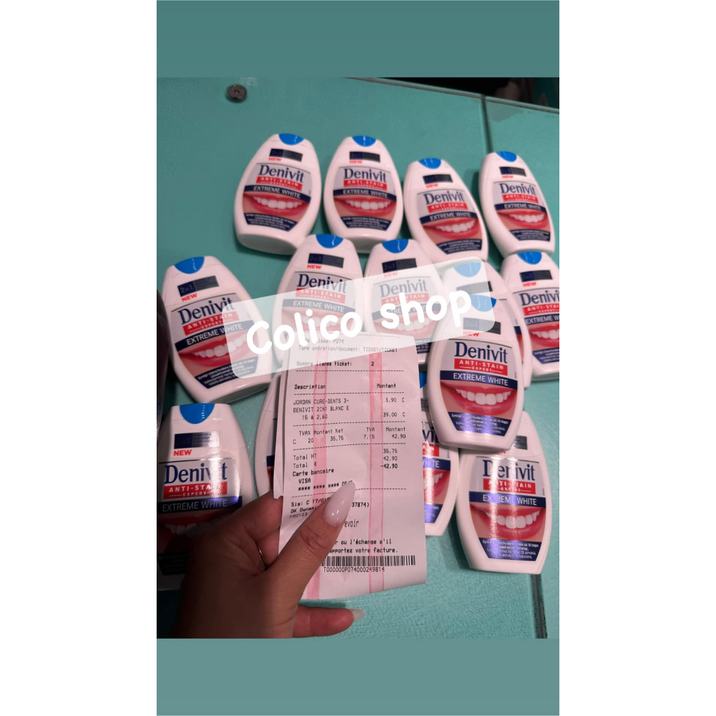 Kem đánh răng Denivit siêu trắng răng - nội địa Pháp