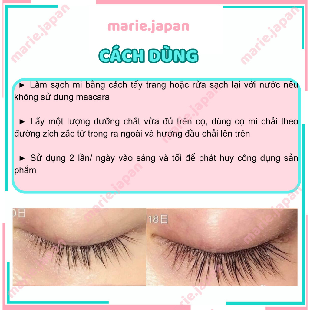 Tinh Chất Eveline 8 in 1 Dưỡng Dài Dày Mi Total Action Lash Therapy Cây 10ml