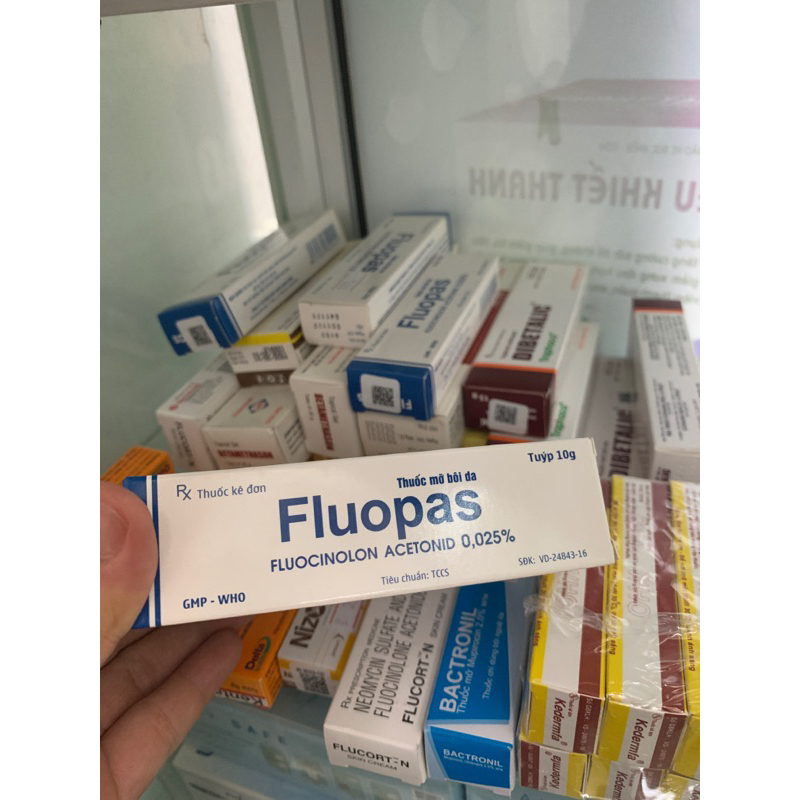 Fluopas tub bôi viêm da và ngứa
