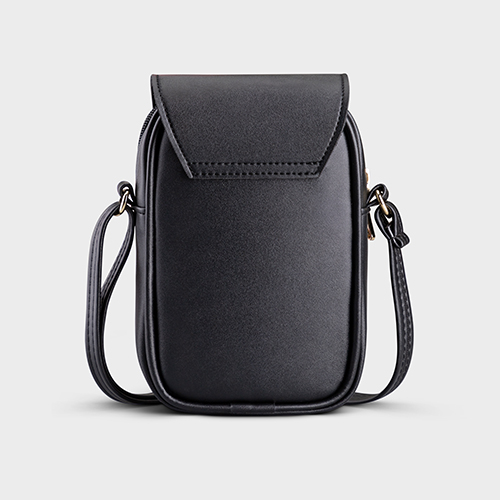 Túi đeo chéo da nữ mini chỉ nổi hình thoi YUUMY YN150