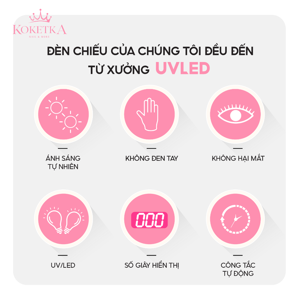 Máy Hơ Gel SUN T8 - 72W/UV gel/LED Hàng Chính Hãng Bảo Hành 6 THÁNG