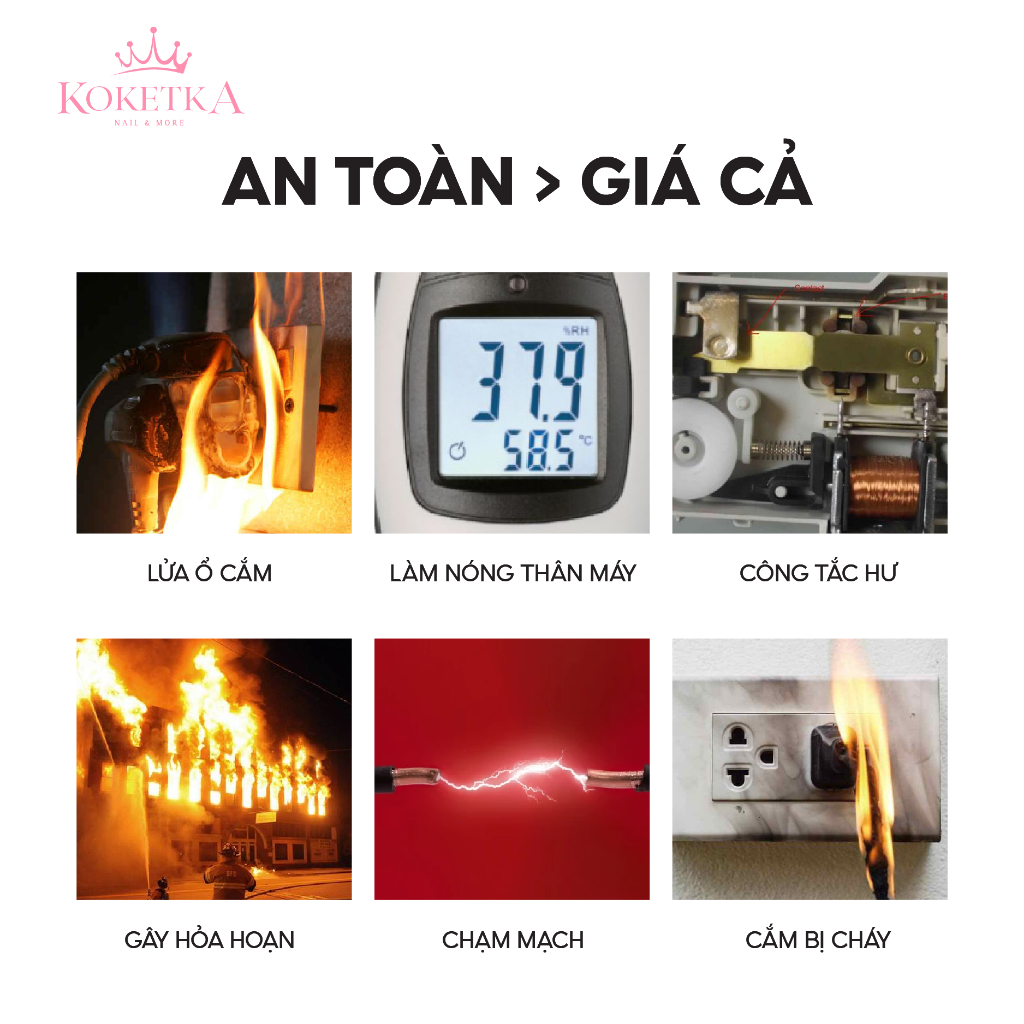 Máy Hơ Gel SUN T8 - 72W/UV gel/LED Hàng Chính Hãng Bảo Hành 6 THÁNG