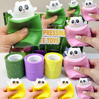 Squishy bí ngô, gà vịt, gấu trúc khủng long, gấu trúc trốn đốt tre chuột túi trốn ống trúc
