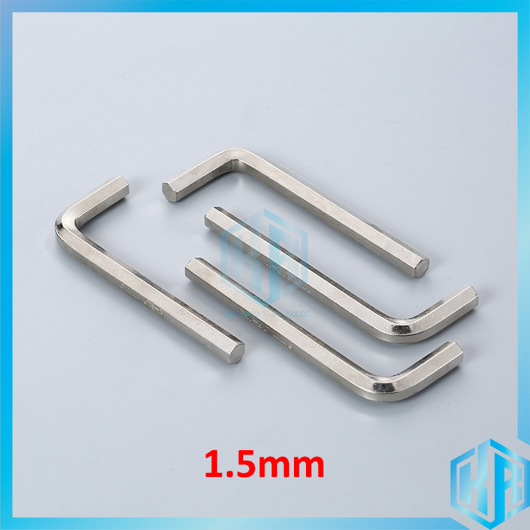 Khóa lục giác, cây lục lăng mini 1.5mm chữ L tiện dụng, dùng để mở Bulong lục giác vòi rửa chén bát