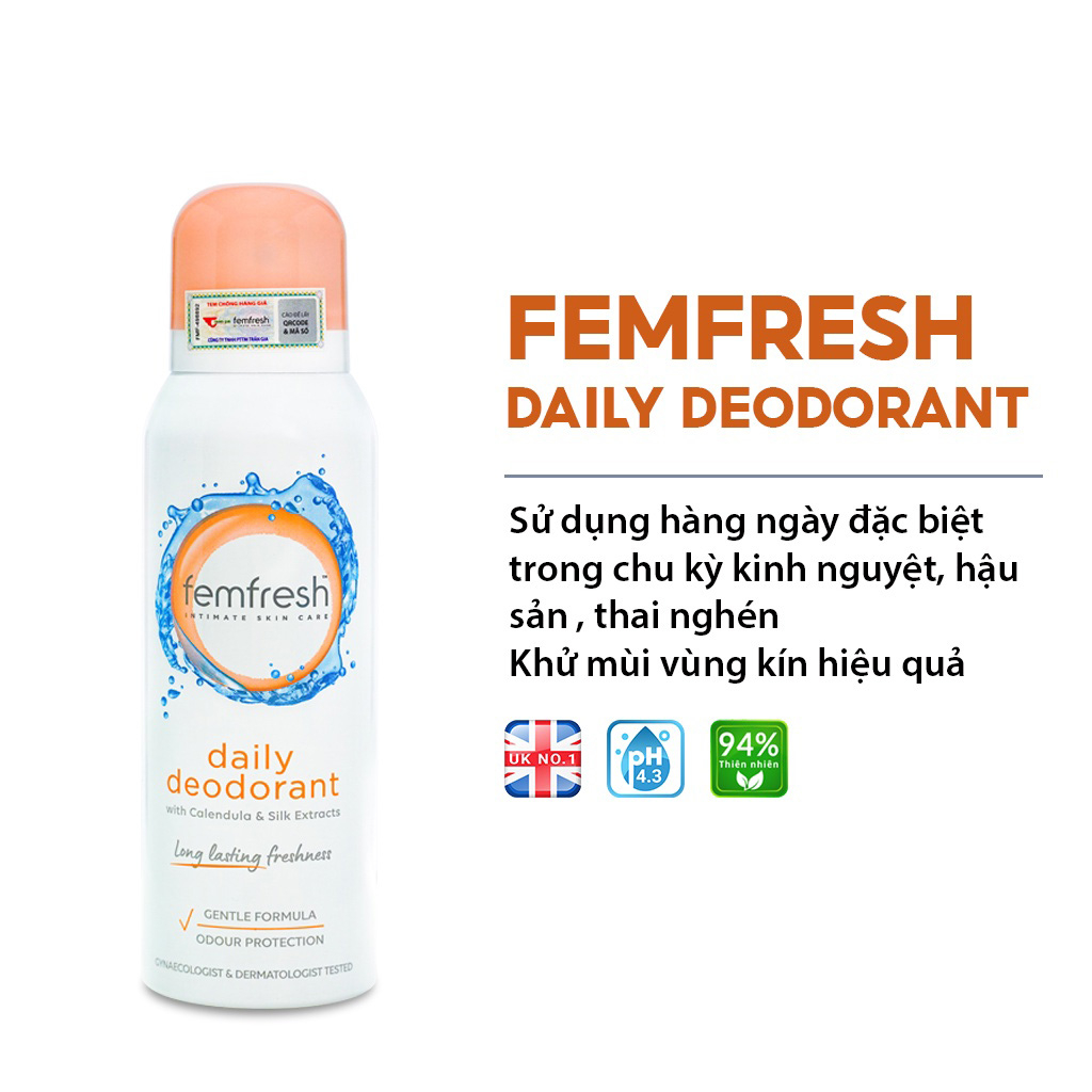 Dung dịch vệ sinh phụ nữ Femfresh Daily Intimate Wash 250ml