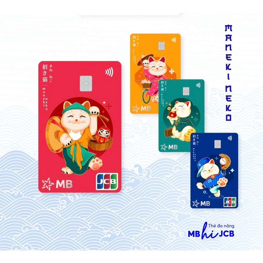 THẺ MB HI COLLECTION DÒNG MÈO MANEKINEKO