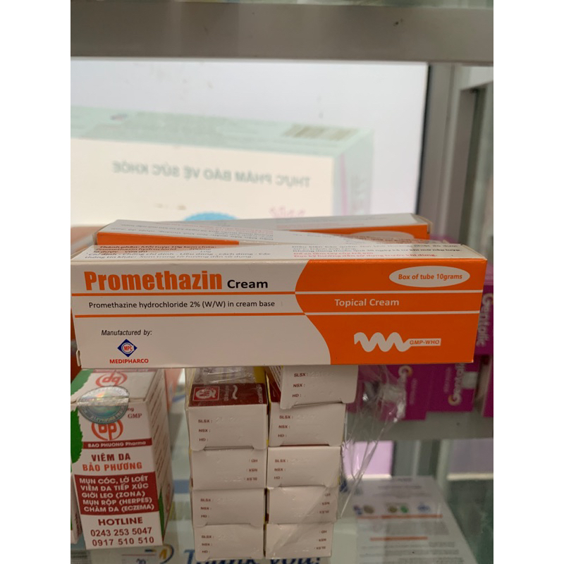 Promethazin tub bôi côn trùng cắn