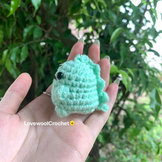 🦖Móc khoá handmade hình khủng long mini bằng len