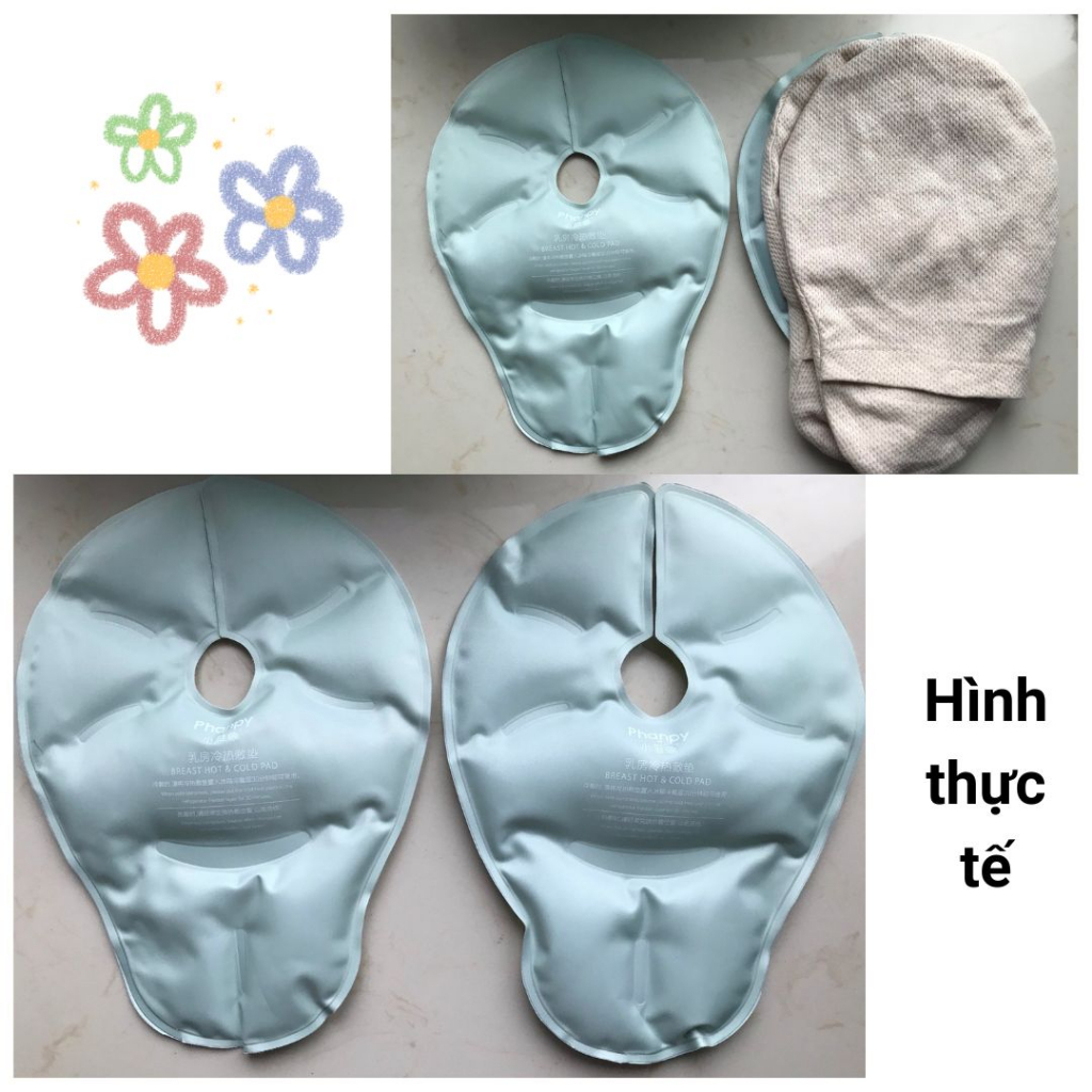 Túi gel chườm ngực nóng lạnh - 2 cái  PHANPY
