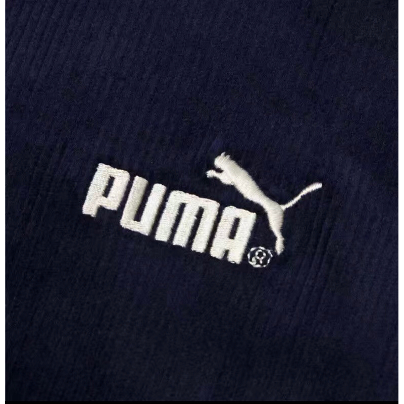 Áo khoáng puma nhung tăm phối 2 màu