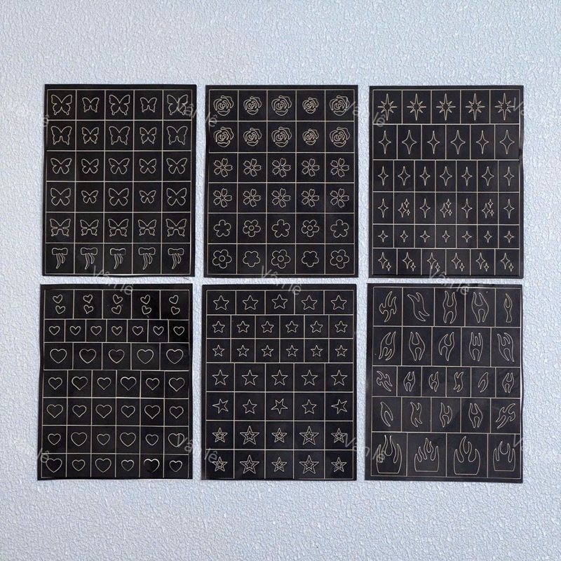 Miếng Sticker tạo kiểu omber .
