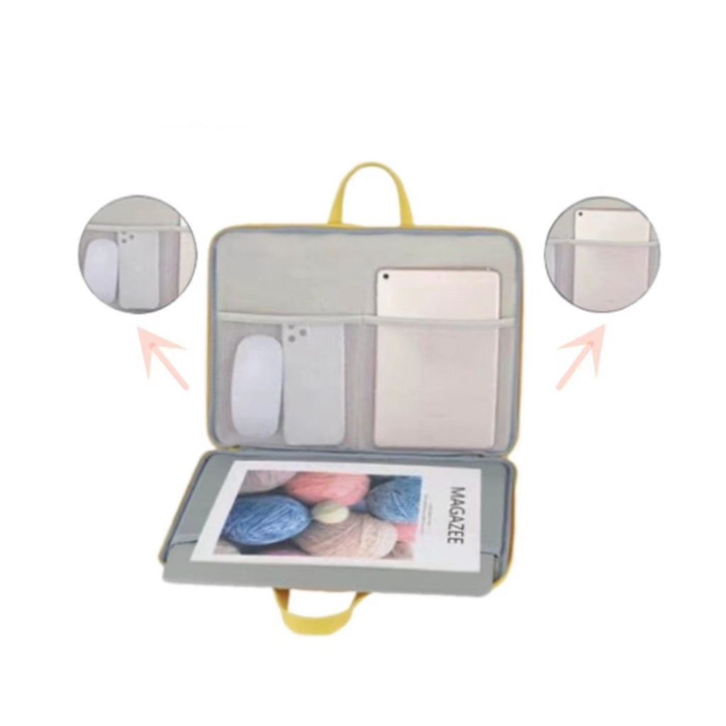 Túi chống sốc Laptop,da PU cao cấp chống nước-dây đeo vai 13.3 inch, 14 inch, 15.6 inch