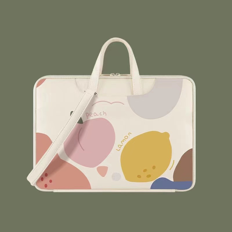 Túi chống sốc Laptop,da PU cao cấp chống nước-dây đeo vai 13.3 inch, 14 inch, 15.6 inch