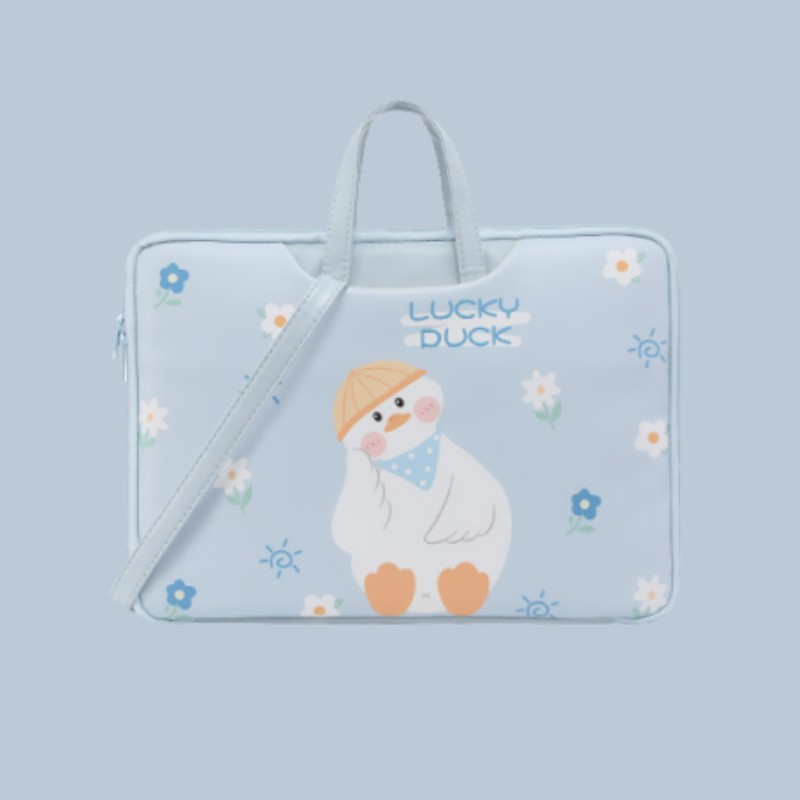 Túi chống sốc Laptop,da PU cao cấp chống nước-dây đeo vai 13.3 inch, 14 inch, 15.6 inch