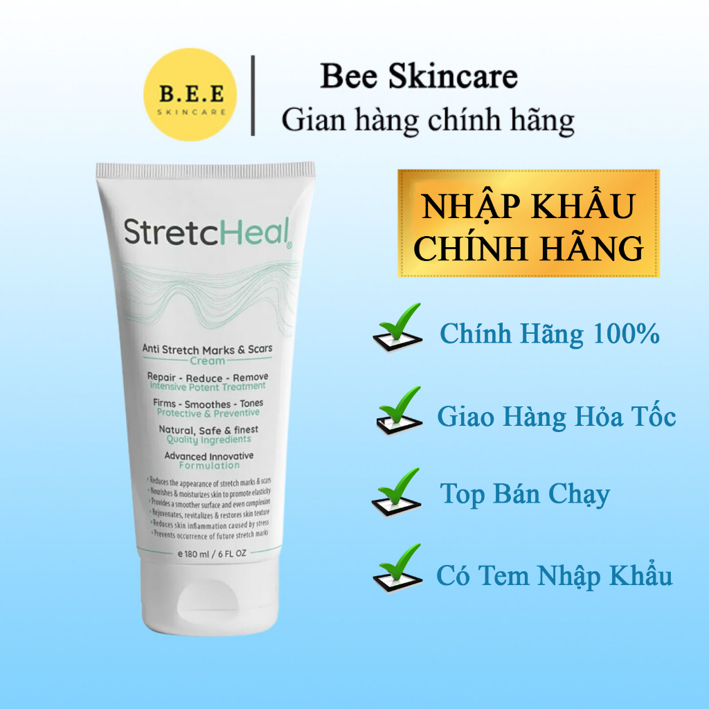Kem rạn da STRETCHEAL Giảm rạn da chuyên dụng Bee Skincare