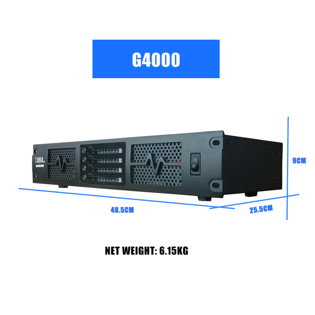 CỤC ĐẨY CÔNG SUẤT JBL G2000 G4000 công suất lớn 1500W 2 kênh 4 kênh