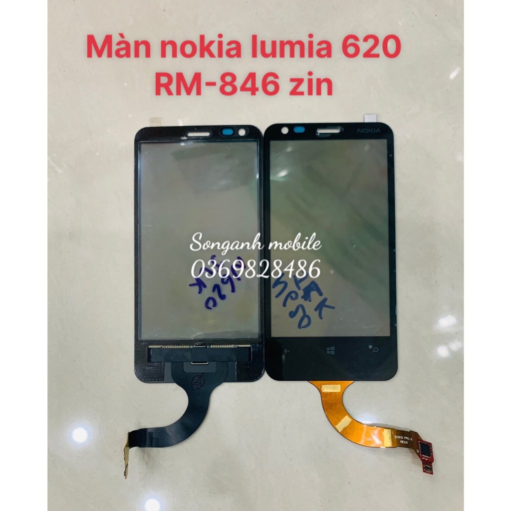 ￼Cảm Ứng Nokia Lumia 620 / RM-846, Loại ZIN