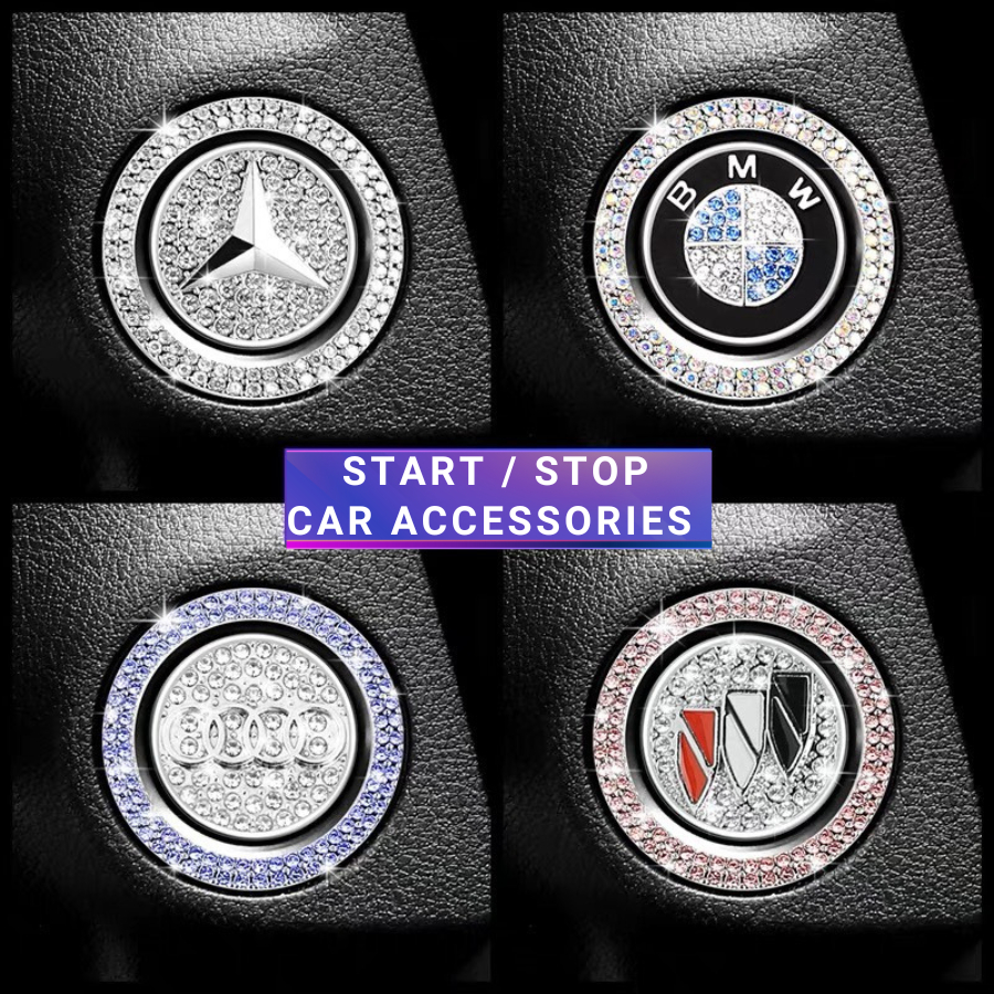 Đính đá Nút Start/Stop cho các hãng xe ô tô - Đính đá Sang trọng ô tô