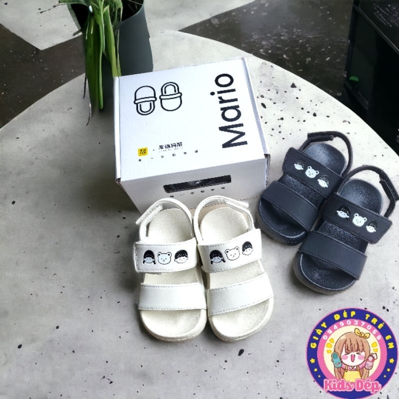 Sandal quai dán Cheerful Mario QL-1107, giày bé trai gái 2-10 tuổi