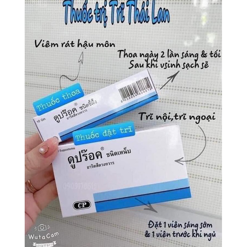 Kem Bôi Trĩ Và Viên Đặt Trĩ Doproct Thái Lan