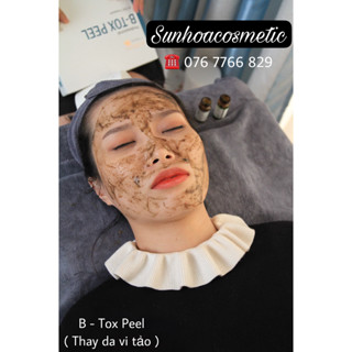 Thay Da Vi Tảo B-Tox Peel 4 Màu-Trọn Liệu Trình Peel có Dưỡng Tái Tạo