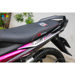 Tem Exciter 135 - mẫu LC 135( Hồng- đen)