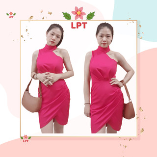 ⭐VÁY NỮ HỒNG KIỂU DÁNG ÔM CÀI CÚC CỔ TẠO ĐIỂM NHẤN NỔI BẬT SIZE TỪ 45-48KG THIẾT KẾ NỔI BẬT PHÙ HỢP ĐI TIỆC⭐