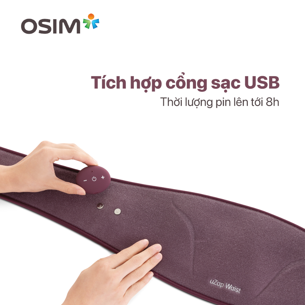 Combo đai OSIM uZap Waist,Arm