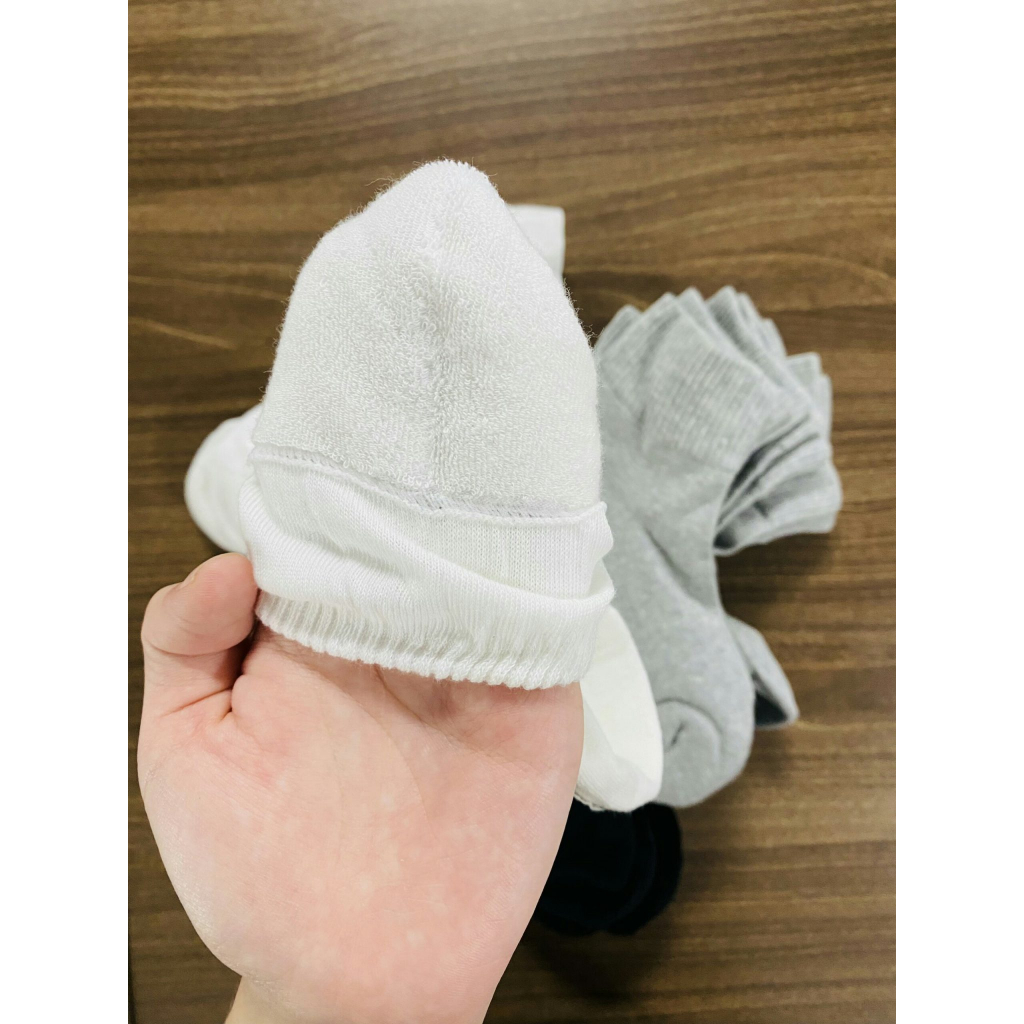 Tất Cổ Trung Nam Nữ Thấm Hút Mồ Hôi Duvis TAT63 Màu Đen, Trắng, Ghi.