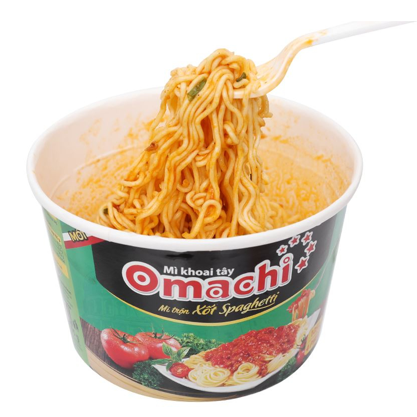 Mì Tô Omachi Sườn Hầm Ngũ Quả/Tôm Chua Cay/Xốt Bò Hầm/Sốt Spaghetti Mì Ăn Liền Đủ Vị