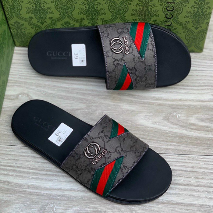 Dép Nam Gucci GC Quai Da Hottrend Thời Trang Full Bill Box + Box Bảo Vệ Size 38-43 LGC