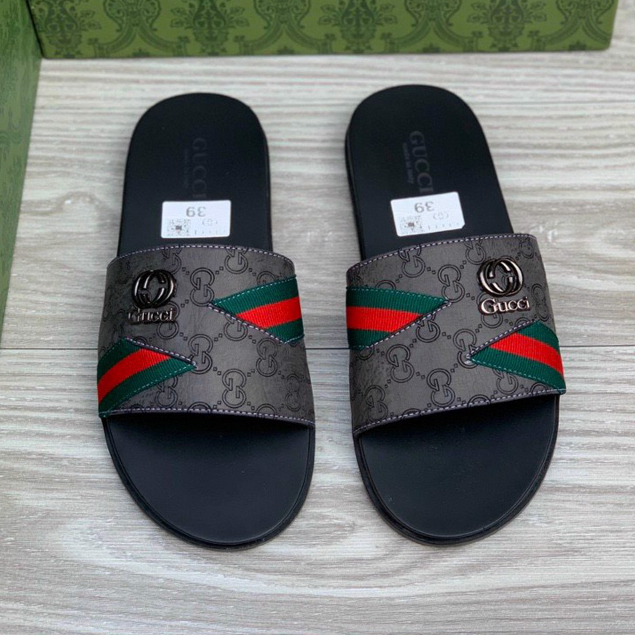 Dép Nam Gucci GC Quai Da Hottrend Thời Trang Full Bill Box + Box Bảo Vệ Size 38-43 LGC