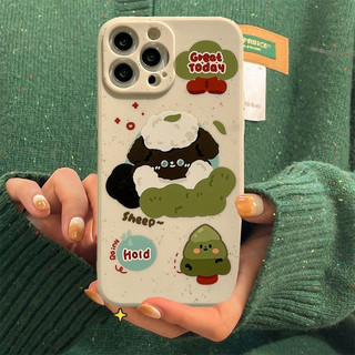 Ốp lưng iphone dẻo cạnh vuông Sheep iphone 13 promax 12 12pro 12promax,11 promax 14 promax e2279