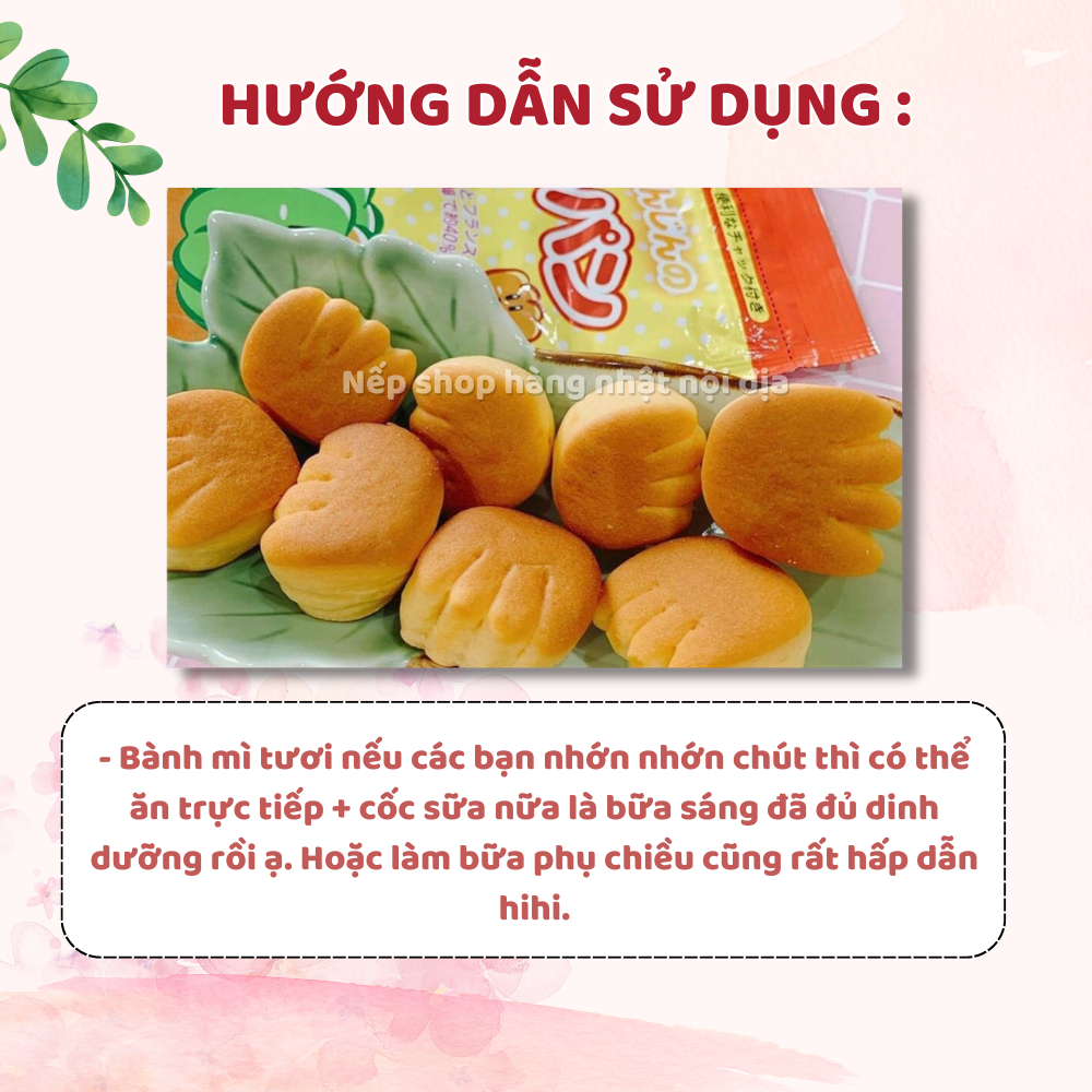 Bánh mì tươi ăn dặm Canet đủ vị 45g - bánh ăn dặm cho bé từ 10 tháng tuổi