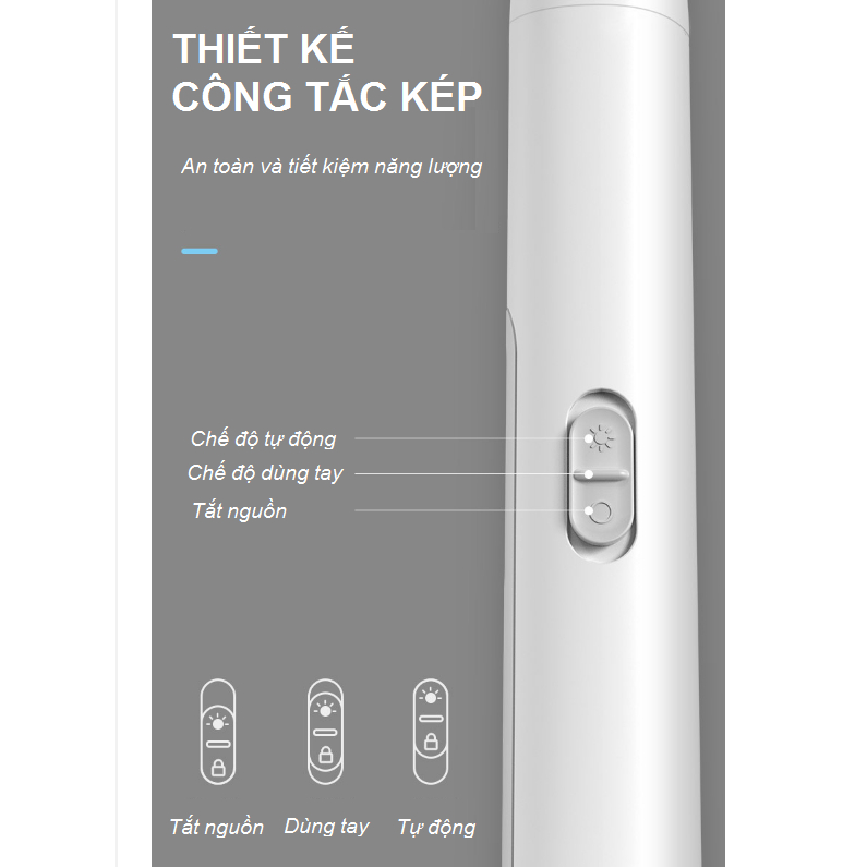 Vợt Muỗi Thông Minh Kiêm Đèn Bắt Muỗi Tự động dùng pin lithium siêu tích điện