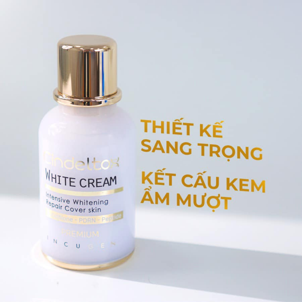 Kem dưỡng trắng da Cindeltox White Cream Hàn Quốc 50ml