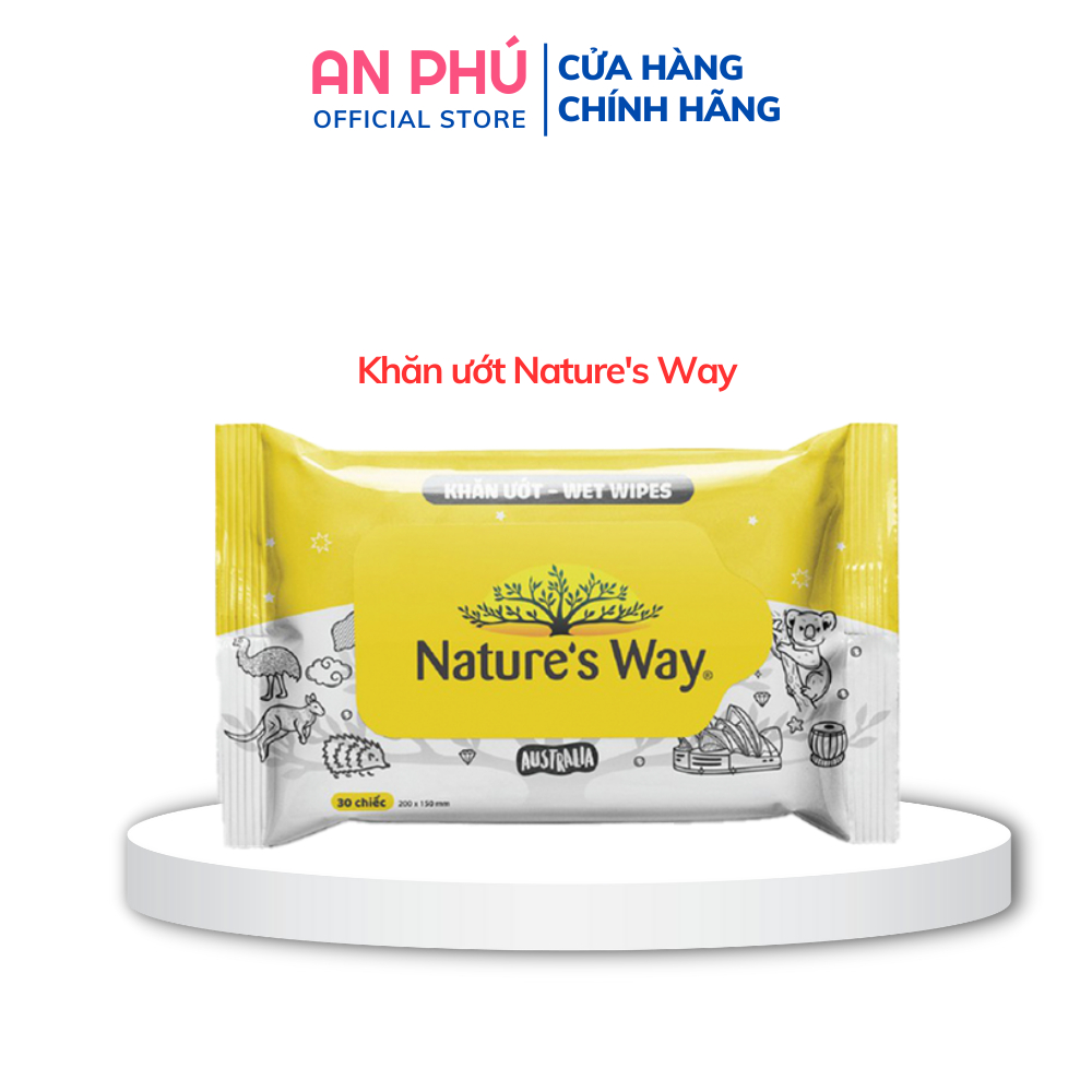 Khăn Giấy Ướt Nature's Way Không Mùi, An Toàn Cho Da Của Bé Cao Cấp