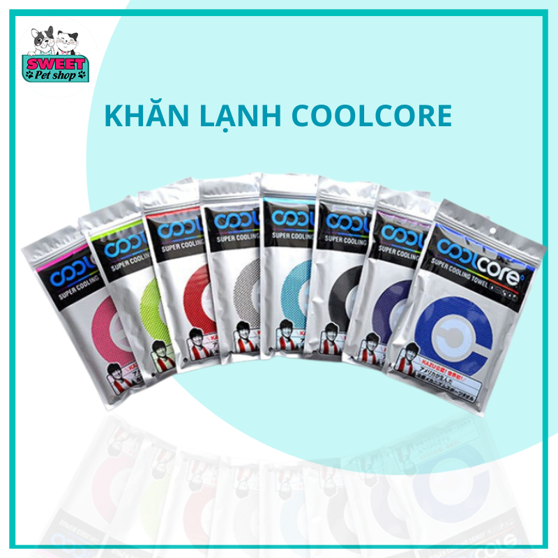 Khăn lạnh thể thao coolcore Nhật Bản 31*120cm - Hàng chính hãng Có màu