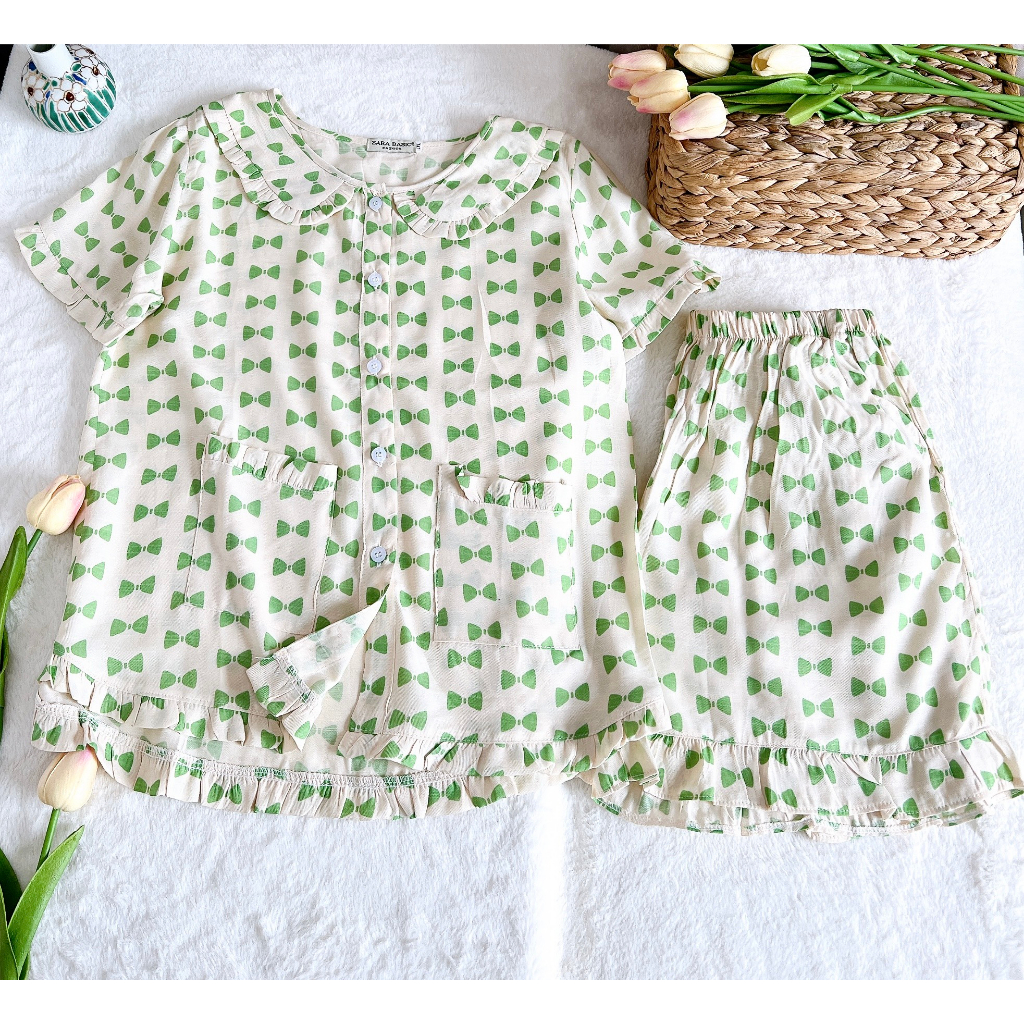 vải Lụa/ kate cotton mềm mát, họa tiết cực xinh
