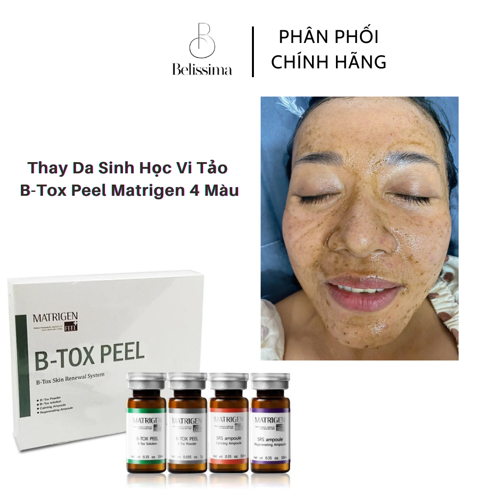 Bộ peel da Hàn Quốc –B-TOX PEEL 4 MÀU MATRIGEN B-TOX SKIN RENEWAL SYSTEM