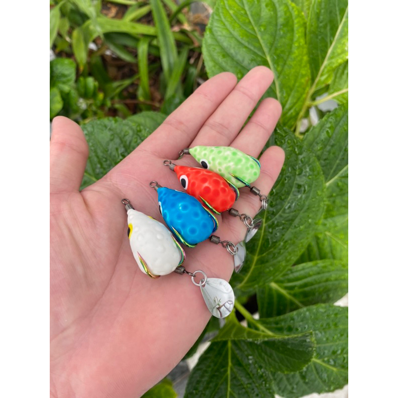 Nhái hơi mồi câu lure mini F35 bao lên cá 100% giá rẻ nhạy cá có màu trắng Ngọc trinh chính hãng
