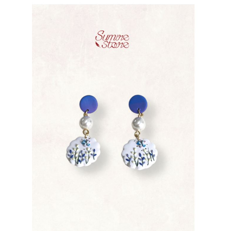 Sumire Store Hoa Tai Đất Nung Handmade DN169