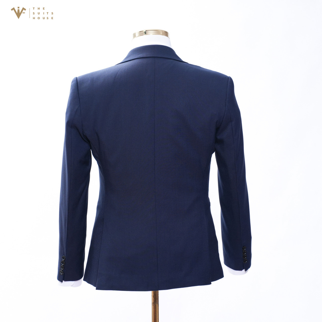 SUIT XANH NAVY 2 KHUY 3 TÚI, FORM CHUẨN THE SUITS HOUSE