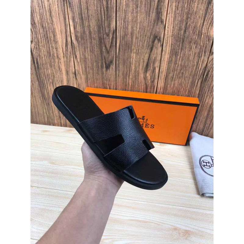 Dép nam da chữ H cao cấp da bò đẹp quai ngang quai chéo không quai hậu thời trang trẻ  CHAGO Hm hot nhất 2023!