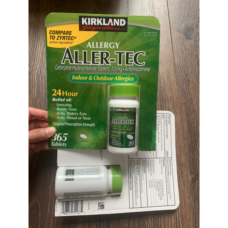VIÊN CHỐNG DỊ ỨNG KIRKLAND SIGNATURE ALLER-TEC 365 VIÊN ,date 5/24