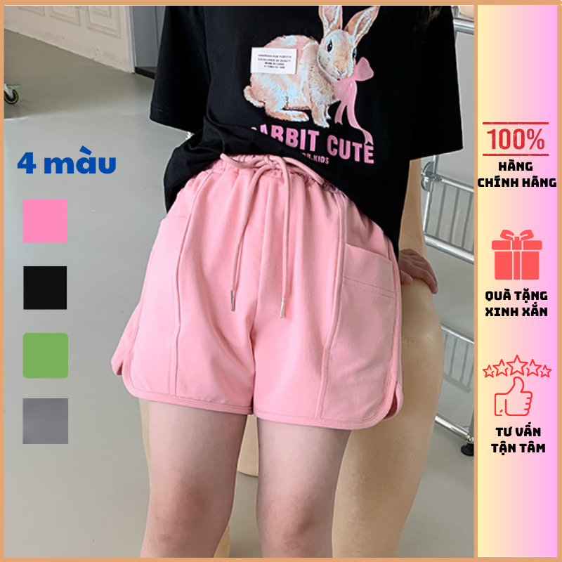 Quần short dáng ngắn cho bé gái Ambb.kids,chất cotton cao cấp mềm mại thoáng mát, thiết kể túi cạnh điệu đà,có bốn màu.